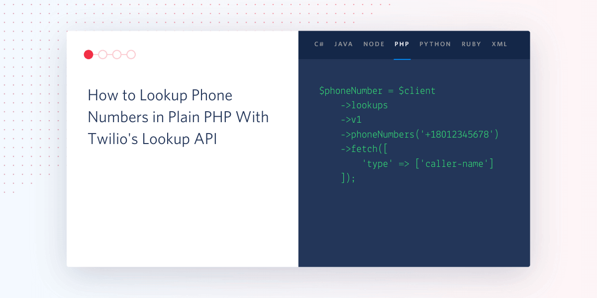 The importance of a phone lookup API